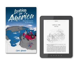Looking for America hardback and epub book design by Design Marie