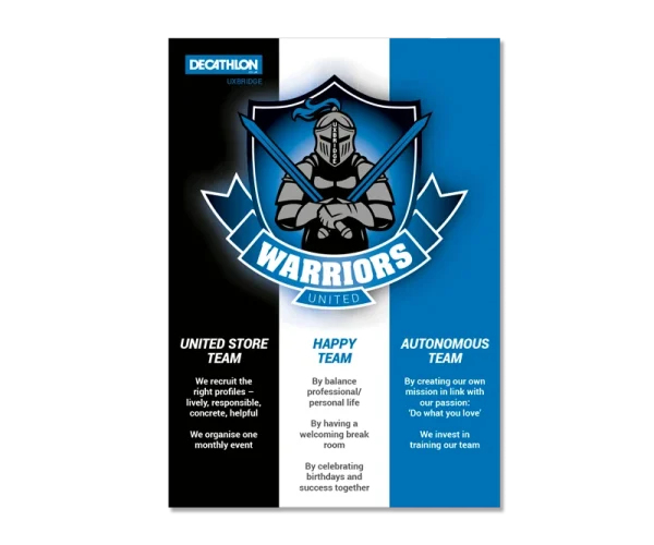 Decathlon Uxbridge poster by Design Marie