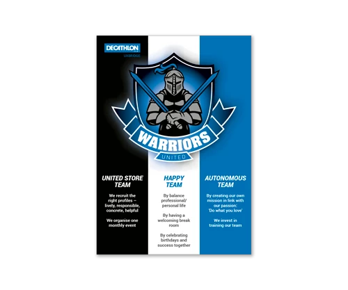Decathlon Uxbridge poster by Design Marie