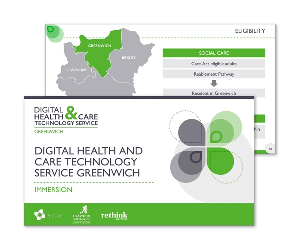 DHACT PowerPoint presentation design by Design Marie