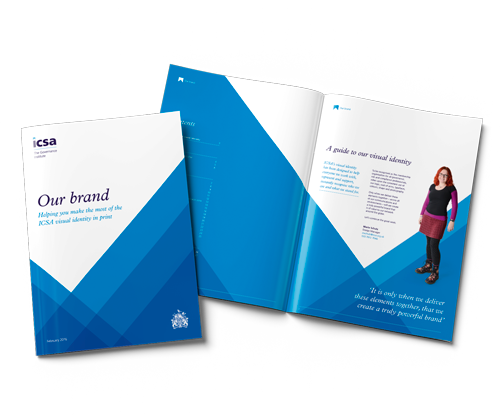 ICSA rebrand by Design Marie
