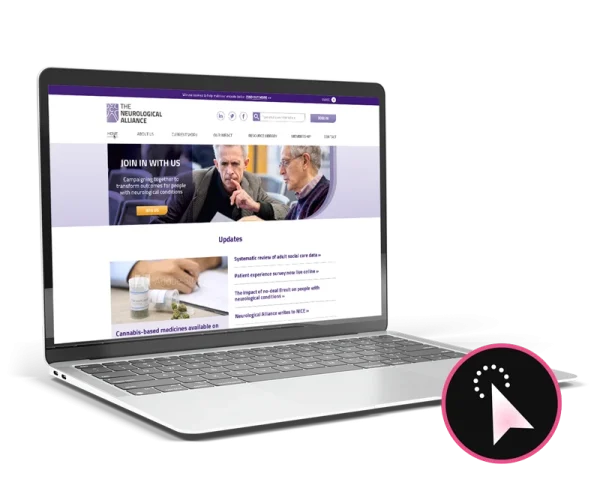 Website design for The Neurological Alliance by Design Marie