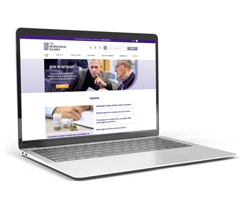 Website design for The Neurological Alliance by Design Marie