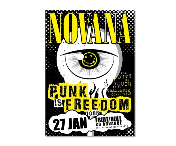 Novana band poster by Design Marie