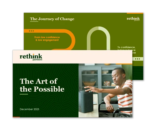 Rethink Partners PowerPoint presentation design by Design Marie