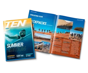 Decathlon UK's Ten magazine design by Design Marie