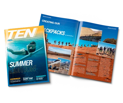 Decathlon UK's Ten magazine design by Design Marie